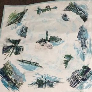 Talbots silk Venice scarf